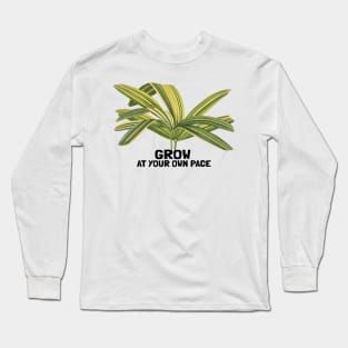 Save the Nature Grow at your own pace Long Sleeve T-Shirt